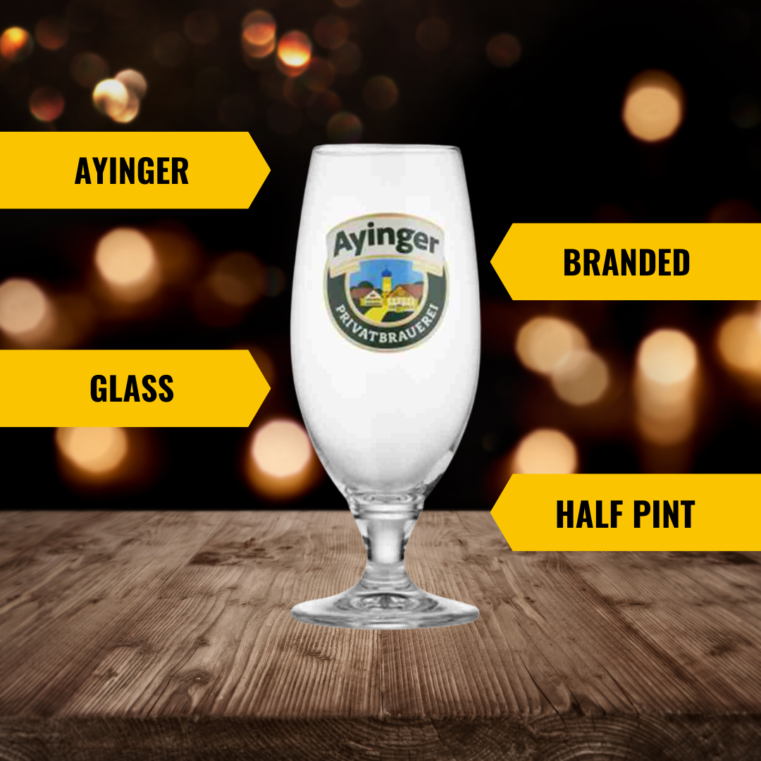 Ayinger Half Pint Glass - BEERHUNTER