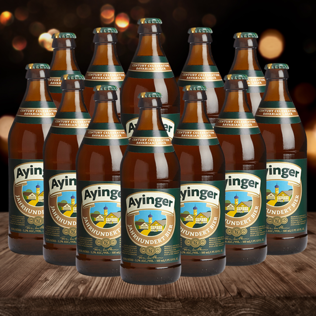 Ayinger Jahrhundert Bier 500ml Bottles - 5.5% ABV (12 Pack) - BEERHUNTER