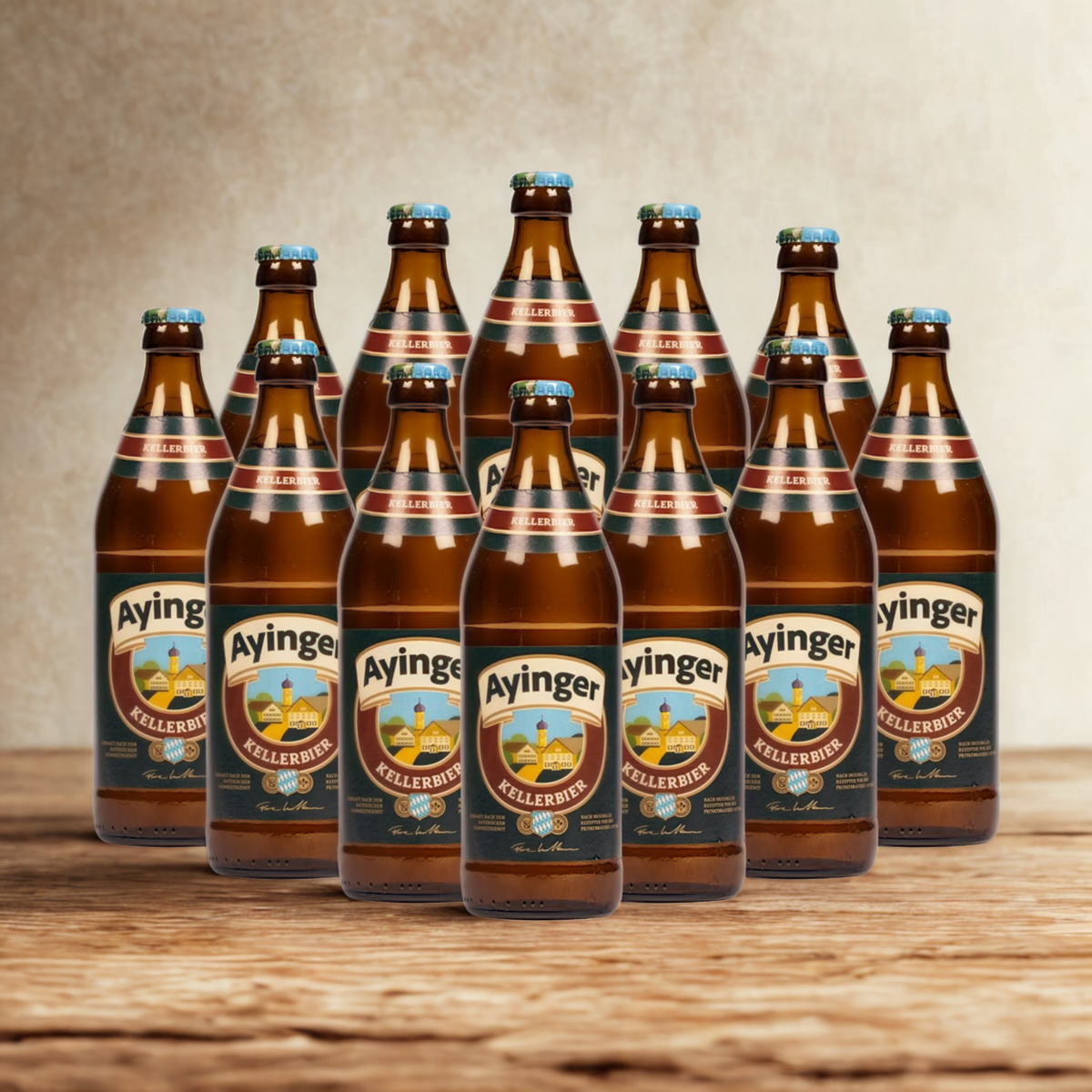 Ayinger Kellerbier 500ml Bottles - 4.9% ABV (Multipack)