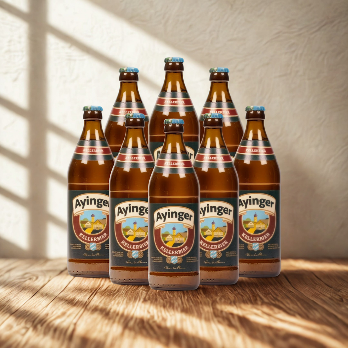 Ayinger Kellerbier 500ml Bottles - 4.9% ABV (Multipack)