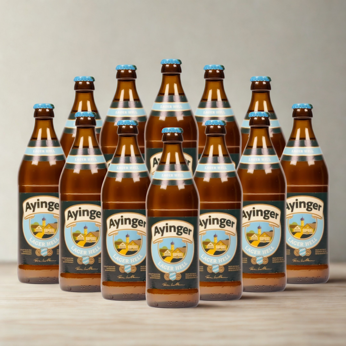 Ayinger Lager Hell 500ml Bottles - 4.9% ABV (Multipack)