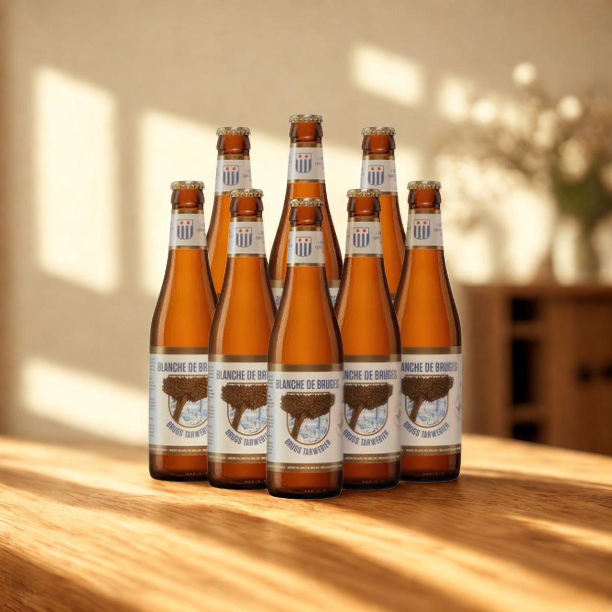 Blanche de Bruges Belgian Wheat Beer 250ml Bottles – 5.0% ABV (8 Pack)