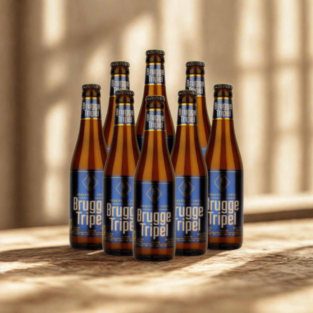 Brugge Tripel Belgian Abbey Ale 330ml Bottles – 8.2% ABV (8 Pack)
