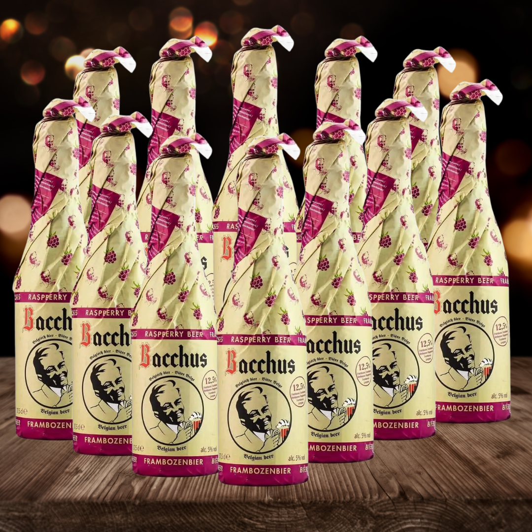 Bacchus Framboise (Raspberry) Belgian Craft Beer Case 5.0% ABV -375ml Bottles (12 Pack) - BEERHUNTER