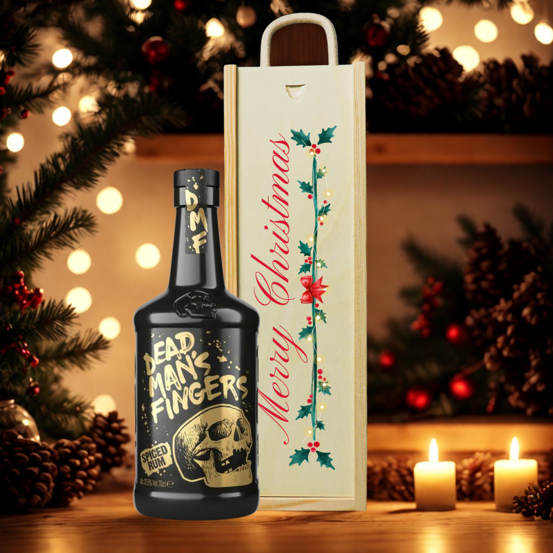 Merry Christmas Dead Man's Fingers Spiced Rum Gift Set - 37.5% ABV (70cl)