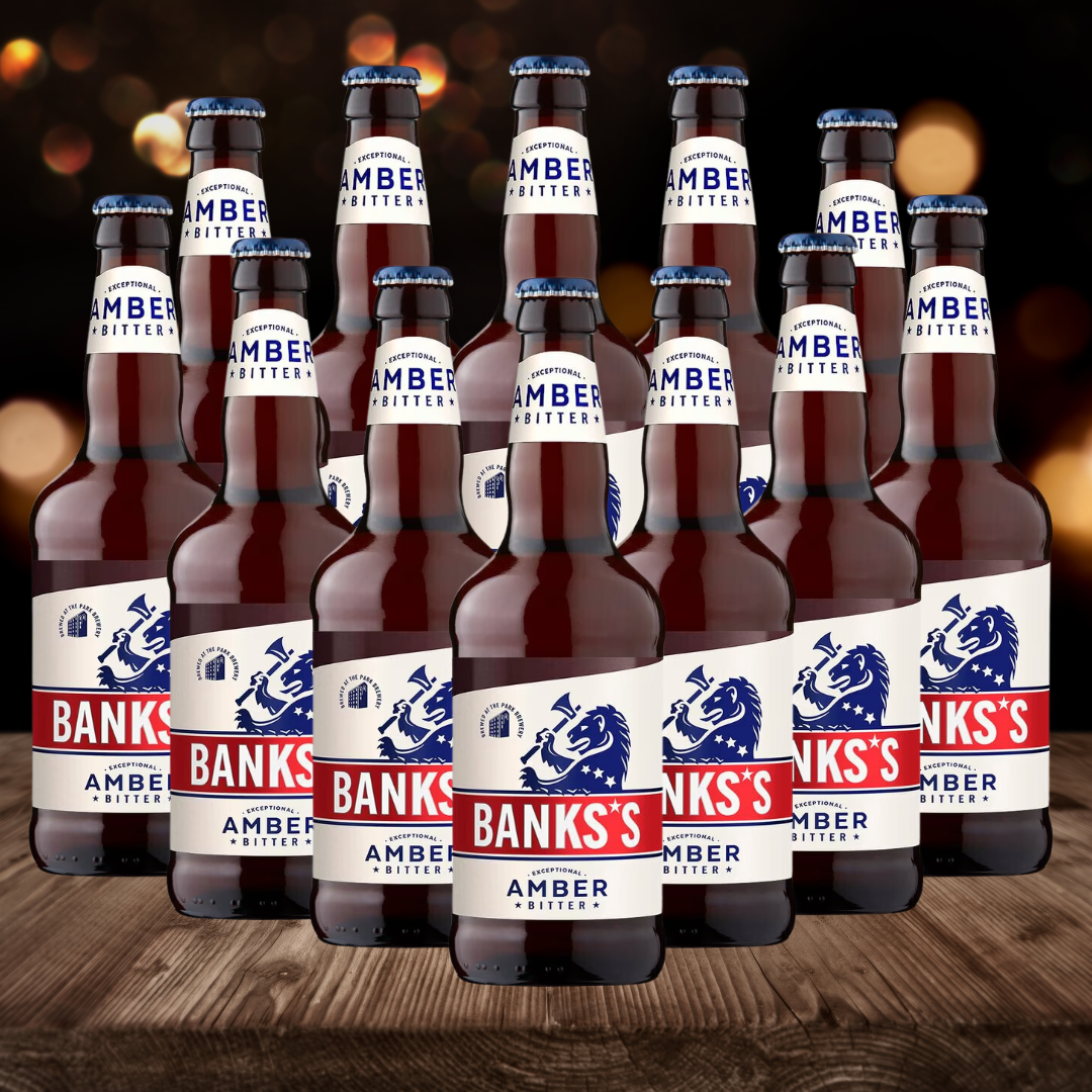 Banks Amber Ale 12 pack 500ml Bottles (3.4%) - BEERHUNTER