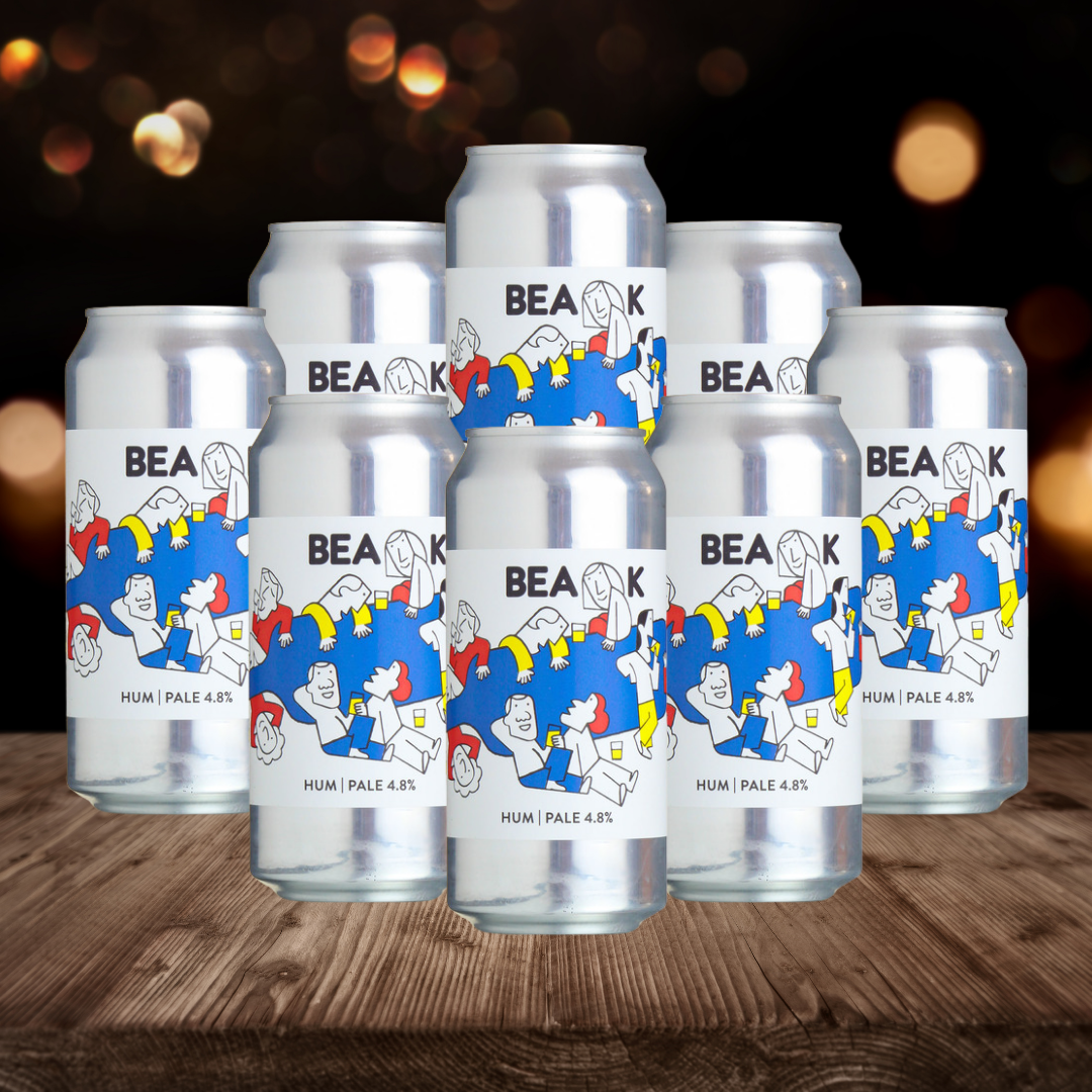 Beak Brewery British Pale Ale Hum Pale 440ml Cans - 4.8% ABV (8 Pack)