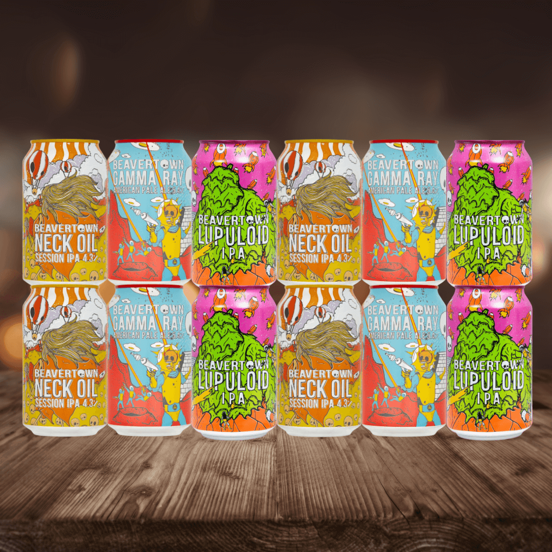 Beavertown Brewery Mixed Case - Neck Oil, Gamma Ray &amp; Lupuloid (12 Pack) - BEERHUNTER