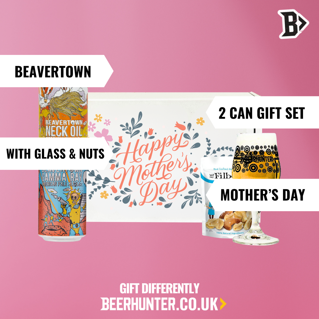 Beavertown Craft Beer Mother's Day Gift Set with Glass (2 Pack)