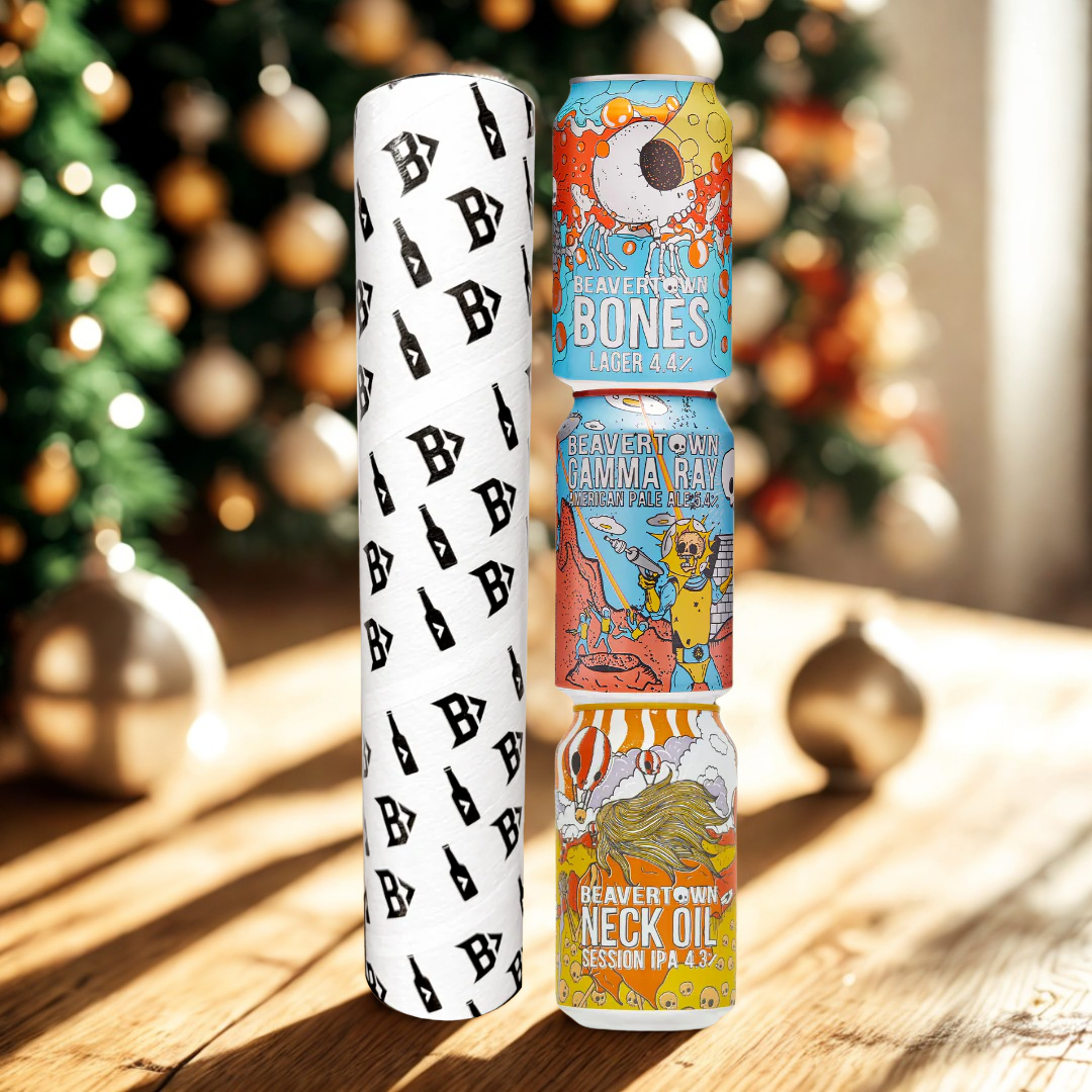 Beavertown Craft Beer Tube Gift Set (3 Pack) - Bones, Gamma Ray &amp; Neck Oil