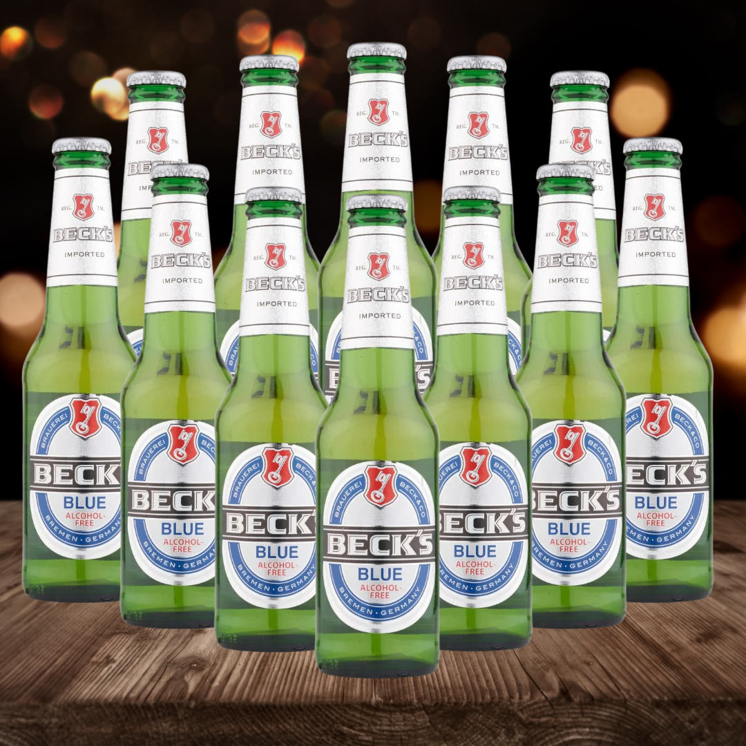 Becks Blue Alcohol Free Lager 275ml Bottles (12 Pack) - 0.0% ABV - BEERHUNTER