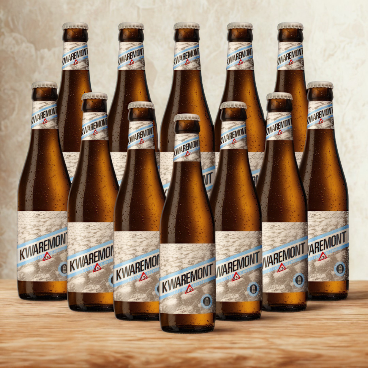 Kwaremont Fittest Blonde Alcohol Free Ale 330ml Bottles – 0.3% ABV (8 or 12 Pack)