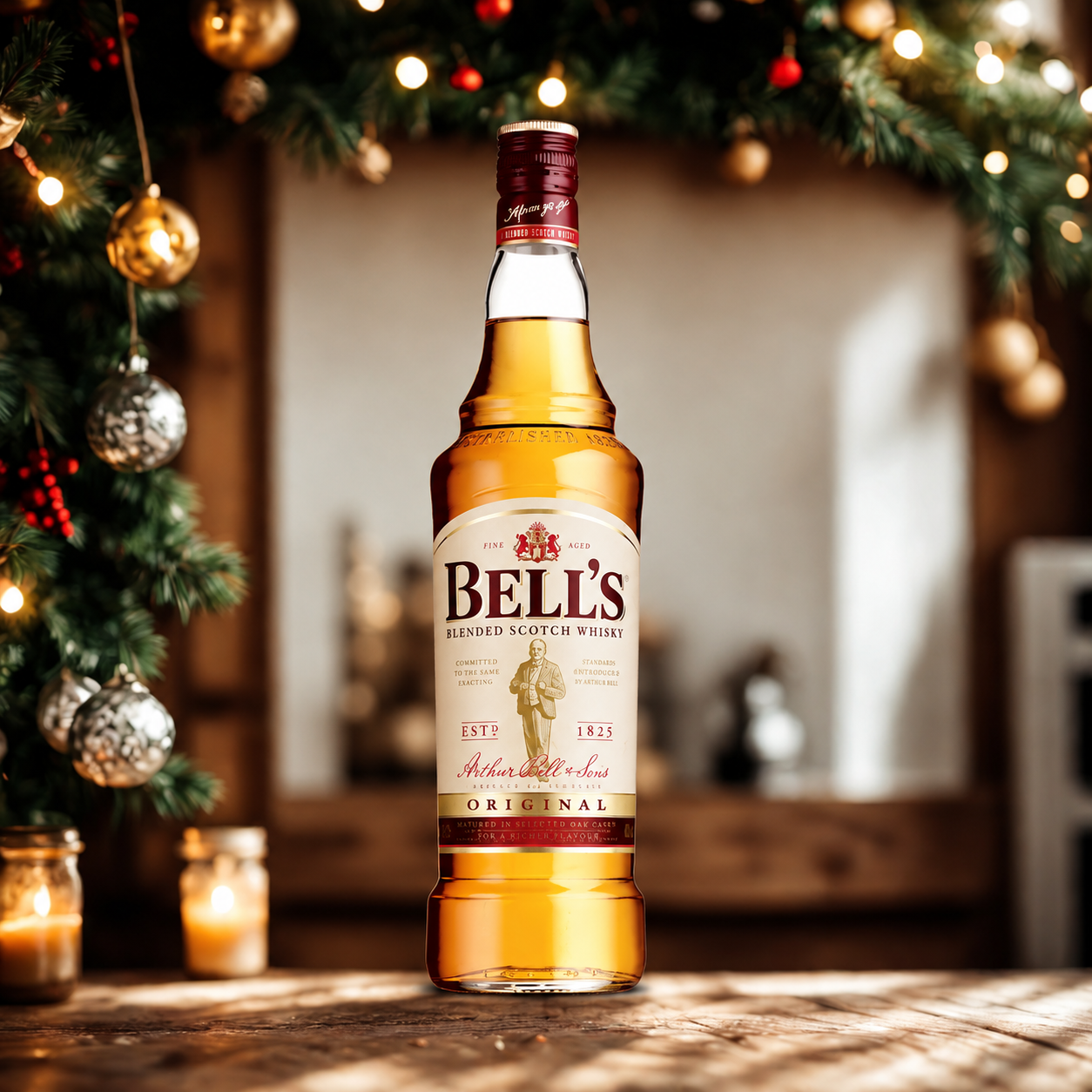 Merry Christmas Bells Blended Scotch Whisky Gift Set - (70cl)