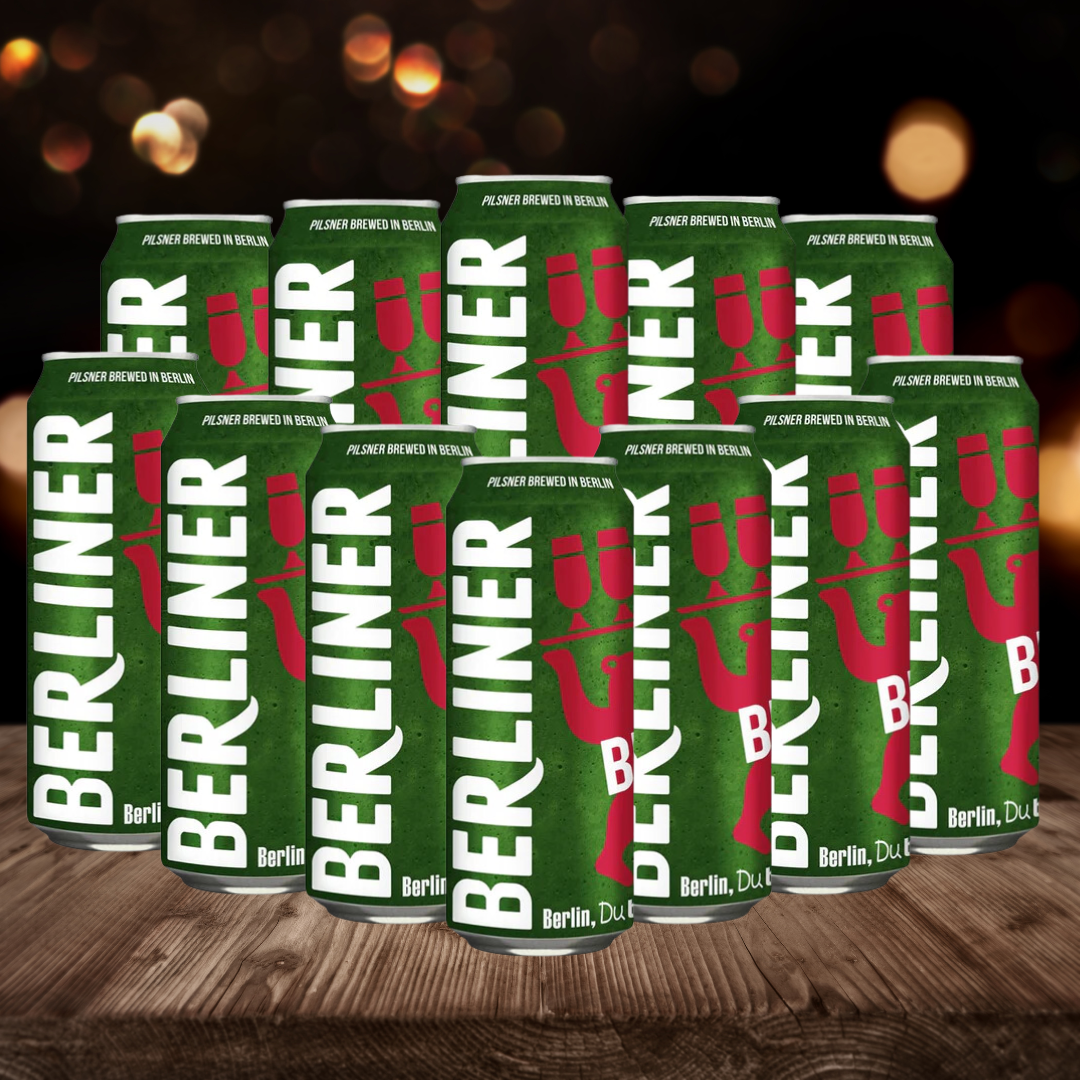 Berliner German Pilsner 500ml Cans (12 Pack) - 5.0% ABV - BEERHUNTER