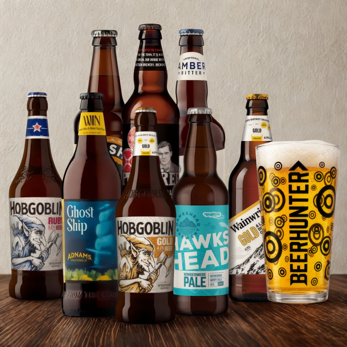 Best Of British Ale Mixed Case With Beerhunter Pint Glass