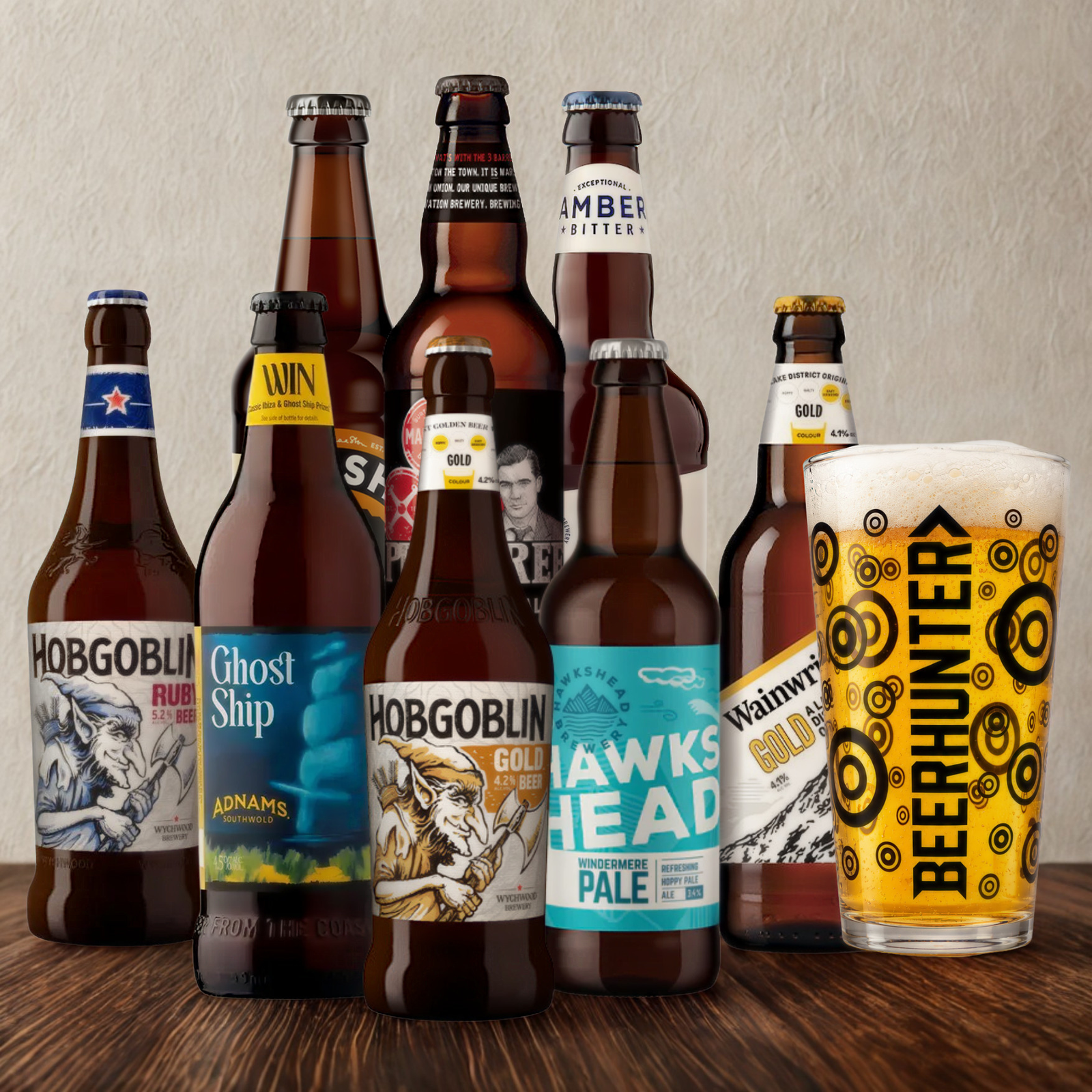 Best Of British Ale Mixed Case With Beerhunter Pint Glass