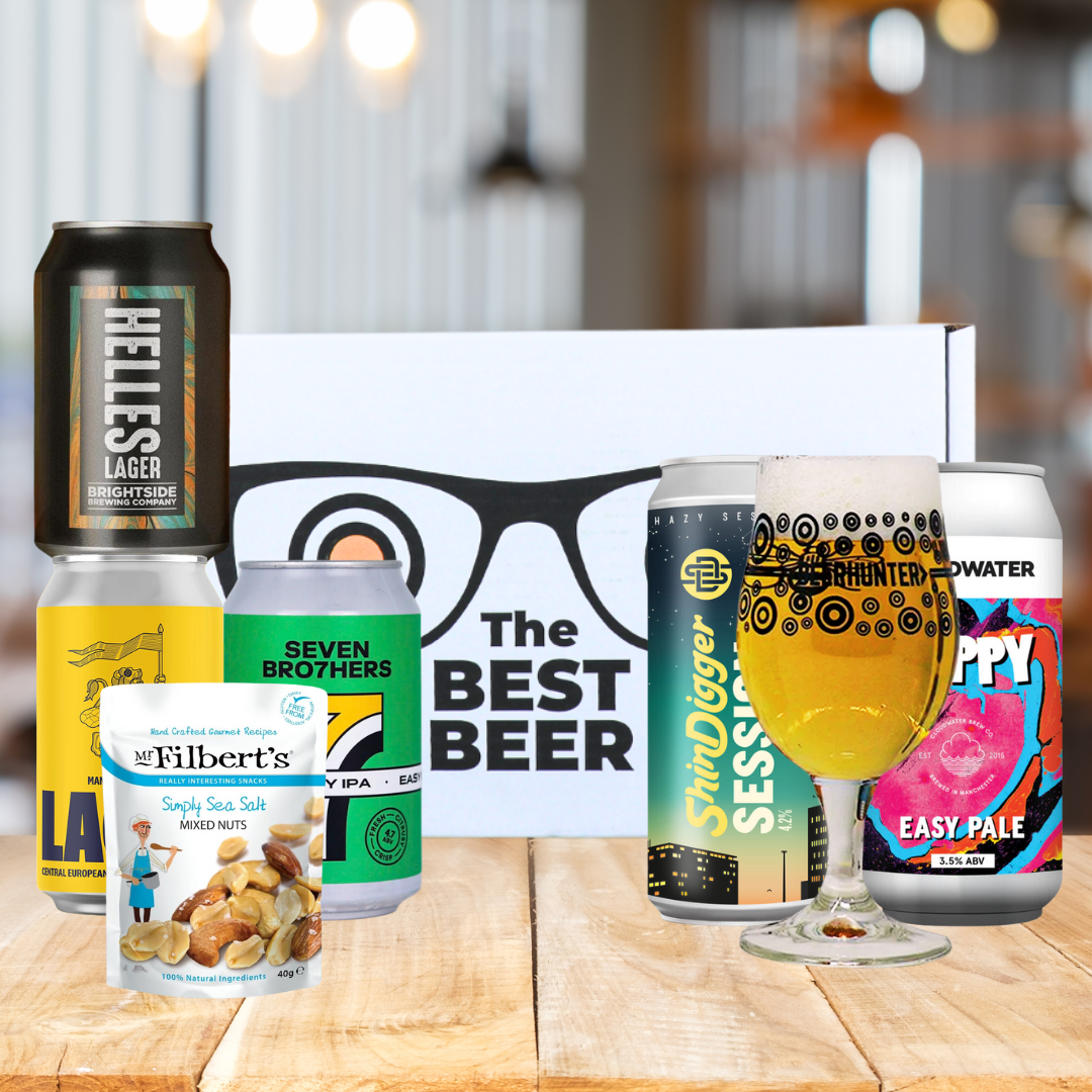 Best of Manchester Craft Beer 5 Can Gift Pack with Glass - BEERHUNTER