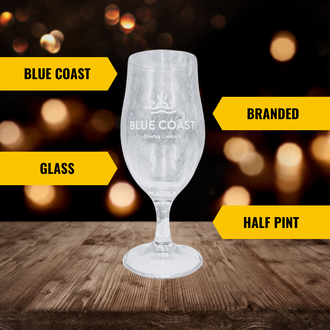 Blue Coast Brewery Glass - BEERHUNTER