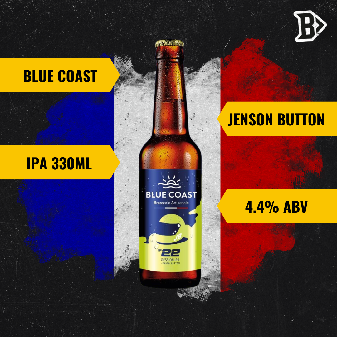 Blue Coast Session IPA N°22 Jenson Button 330ml Bottles - 4.4% ABV (12 Pack) - BEERHUNTER