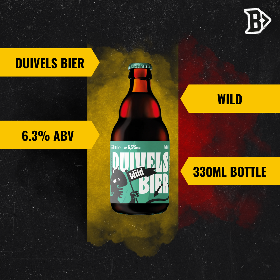 Duivels Bier Wild Ale 330ml - ABV 6.3% - (12 pack)
