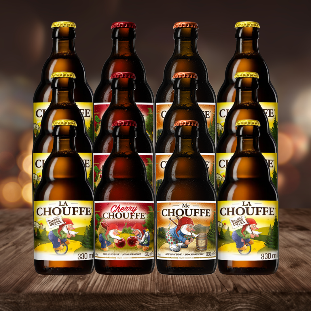 Brasserie D&#39;Achouffe Belgian Ale Mixed Case 330ml Bottles (12 Pack) - BEERHUNTER