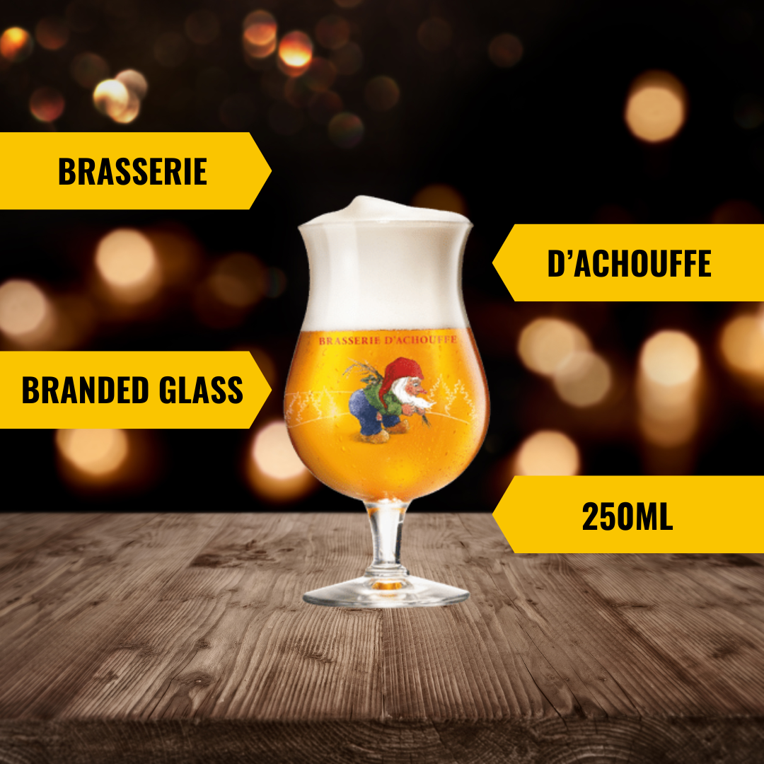 Brasserie d&#39;Achouffe 250ml Glass - BEERHUNTER