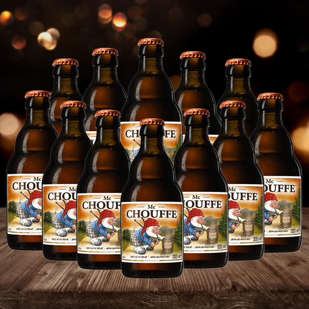 Brasserie d'Achouffe McChouffe Belgian Dark Ale 330ml Bottles (12 Pack) - 8.0% ABV - BEERHUNTER