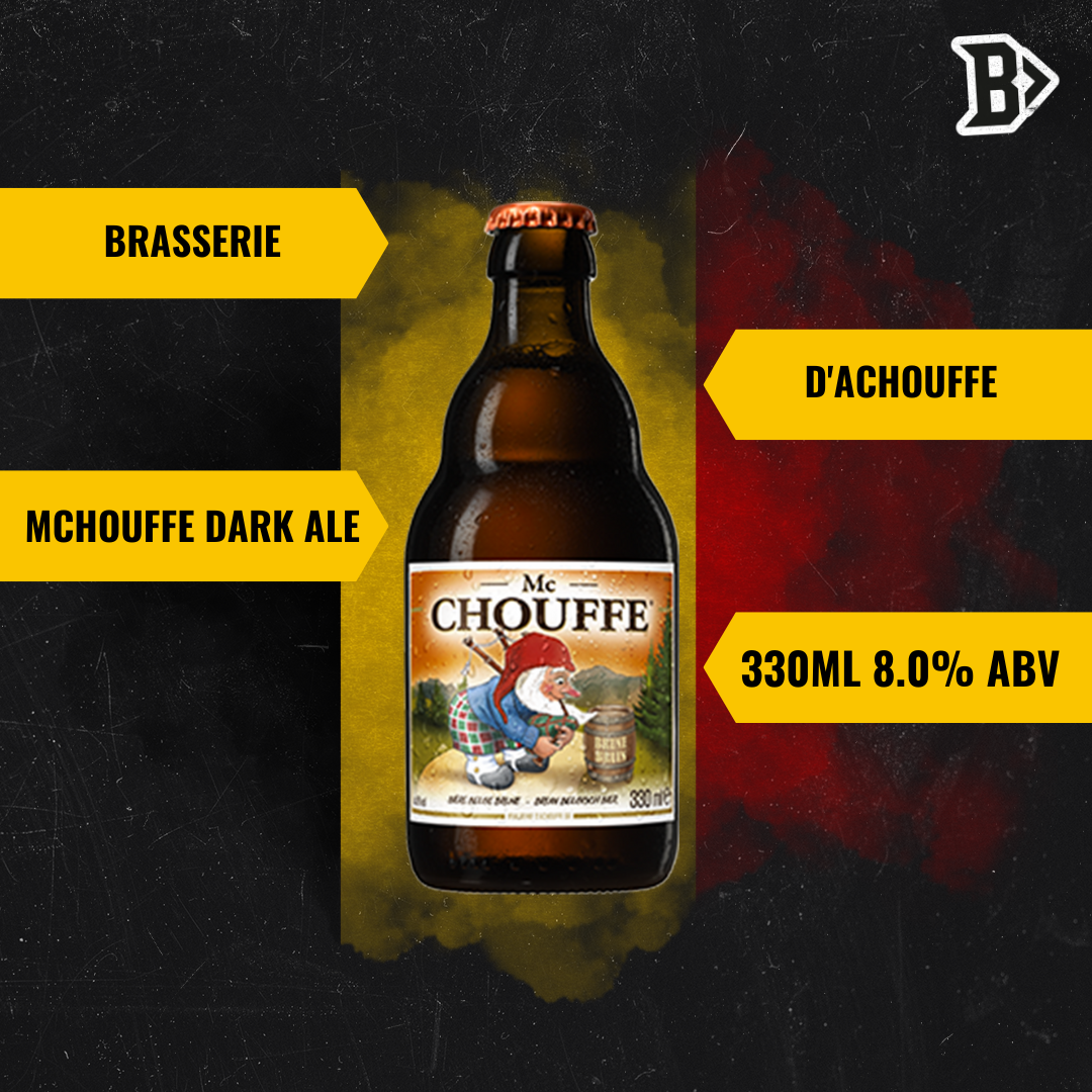 Brasserie d'Achouffe McChouffe Belgian Dark Ale 330ml Bottles (12 Pack) - 8.0% ABV - BEERHUNTER