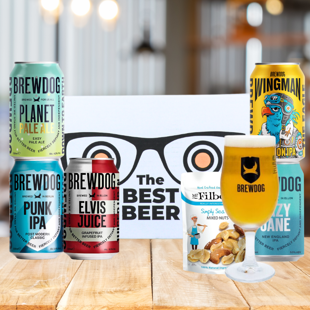 Brewdog Craft Beer 5 Can Gift Pack with Glass (5 x 330ml) - BEERHUNTER