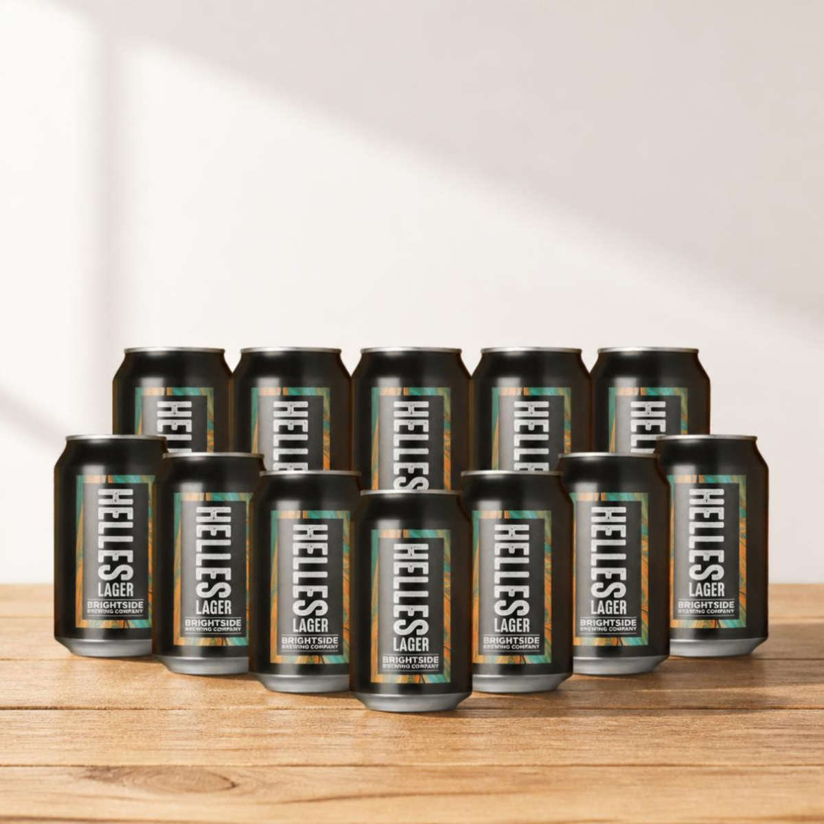 Brightside Brewing Helles Lager 330ml Cans - 4.8% ABV (Multipack)