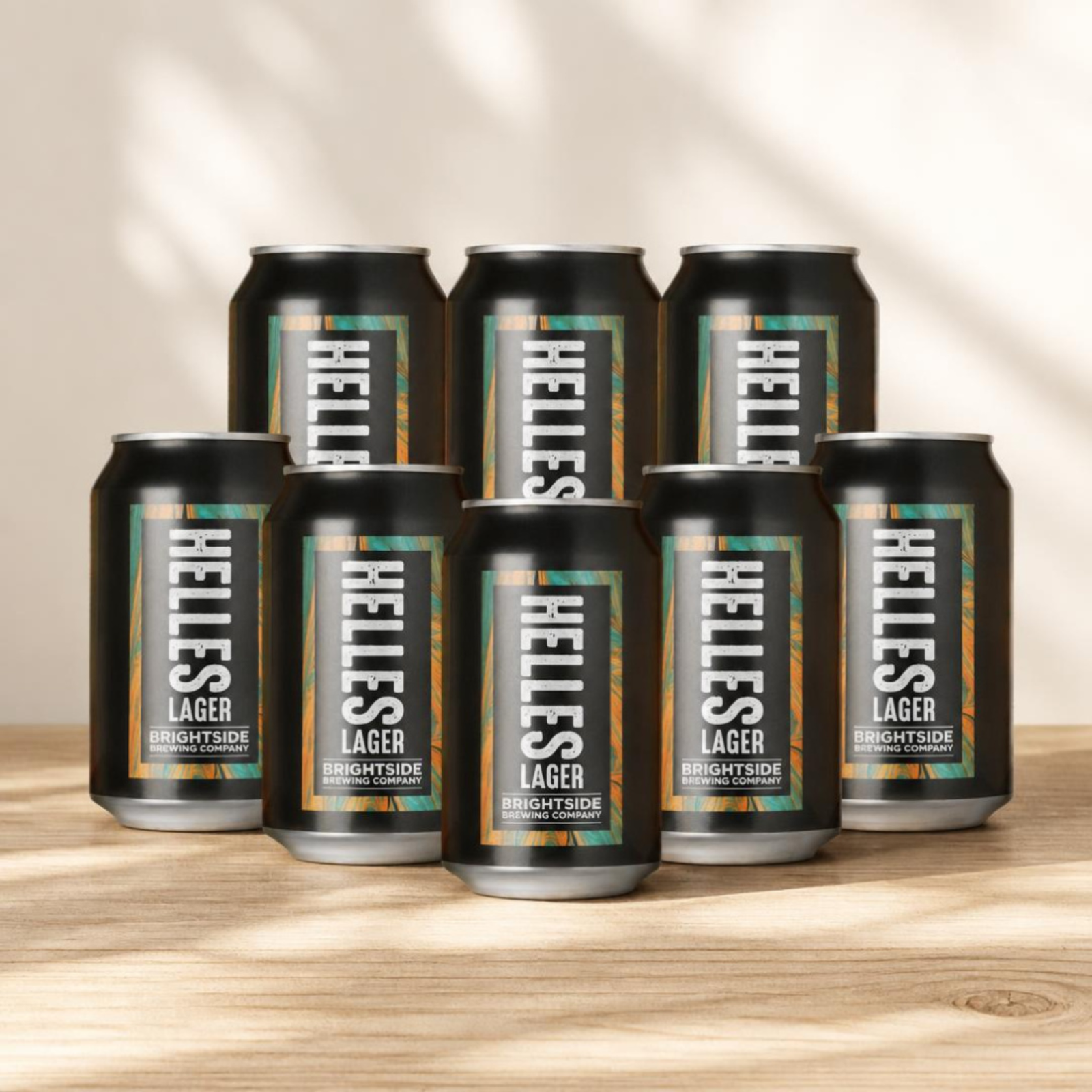Brightside Brewing Helles Lager 330ml Cans - 4.8% ABV (Multipack)