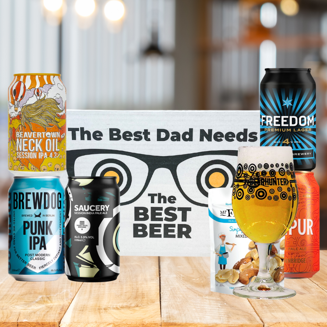 British Craft Beer &#39;Best Dad&#39; Gift Pack (5 x 330ml) - BEERHUNTER