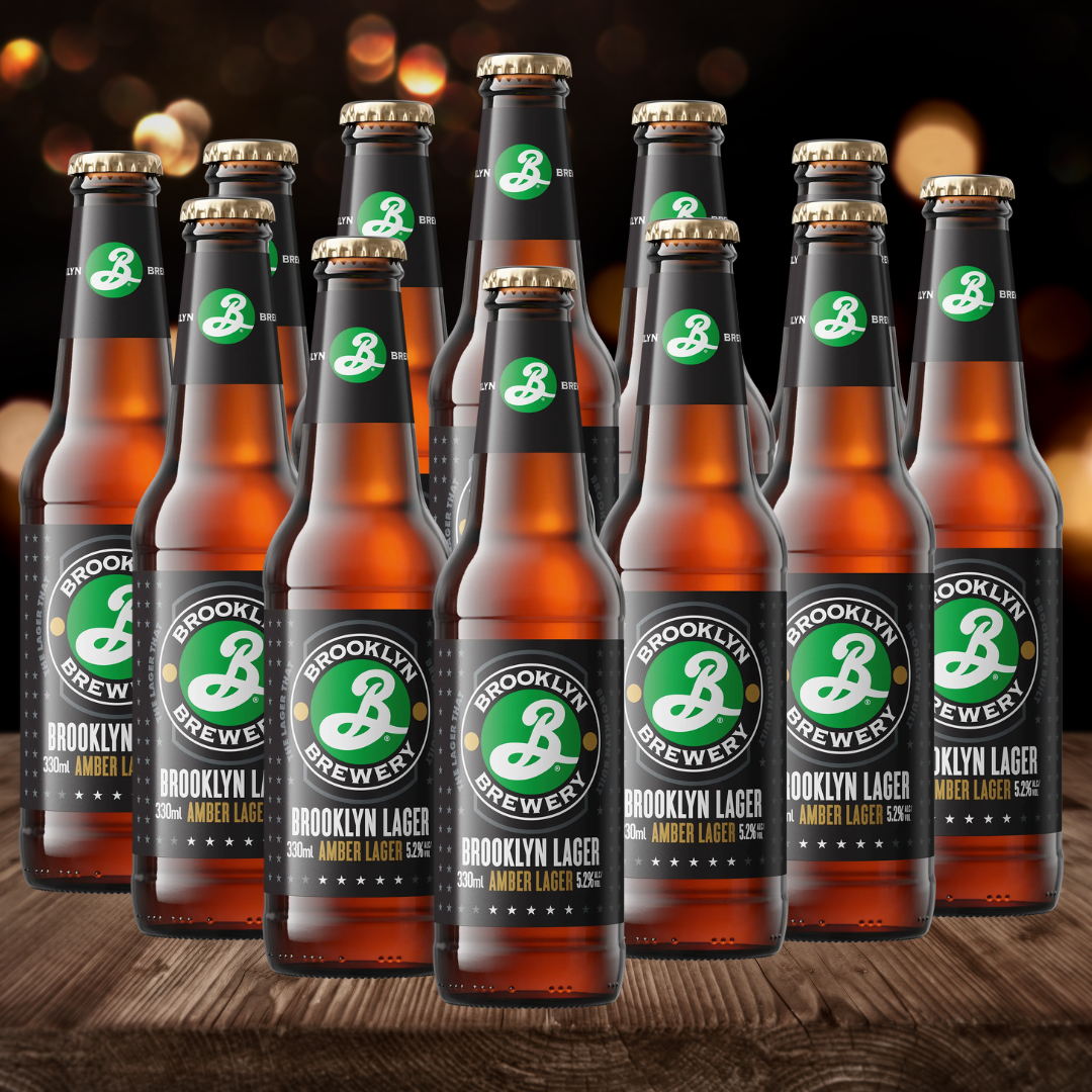 Brooklyn Brewery American Amber Lager (12 Pack) - 5.2% ABV - BEERHUNTER