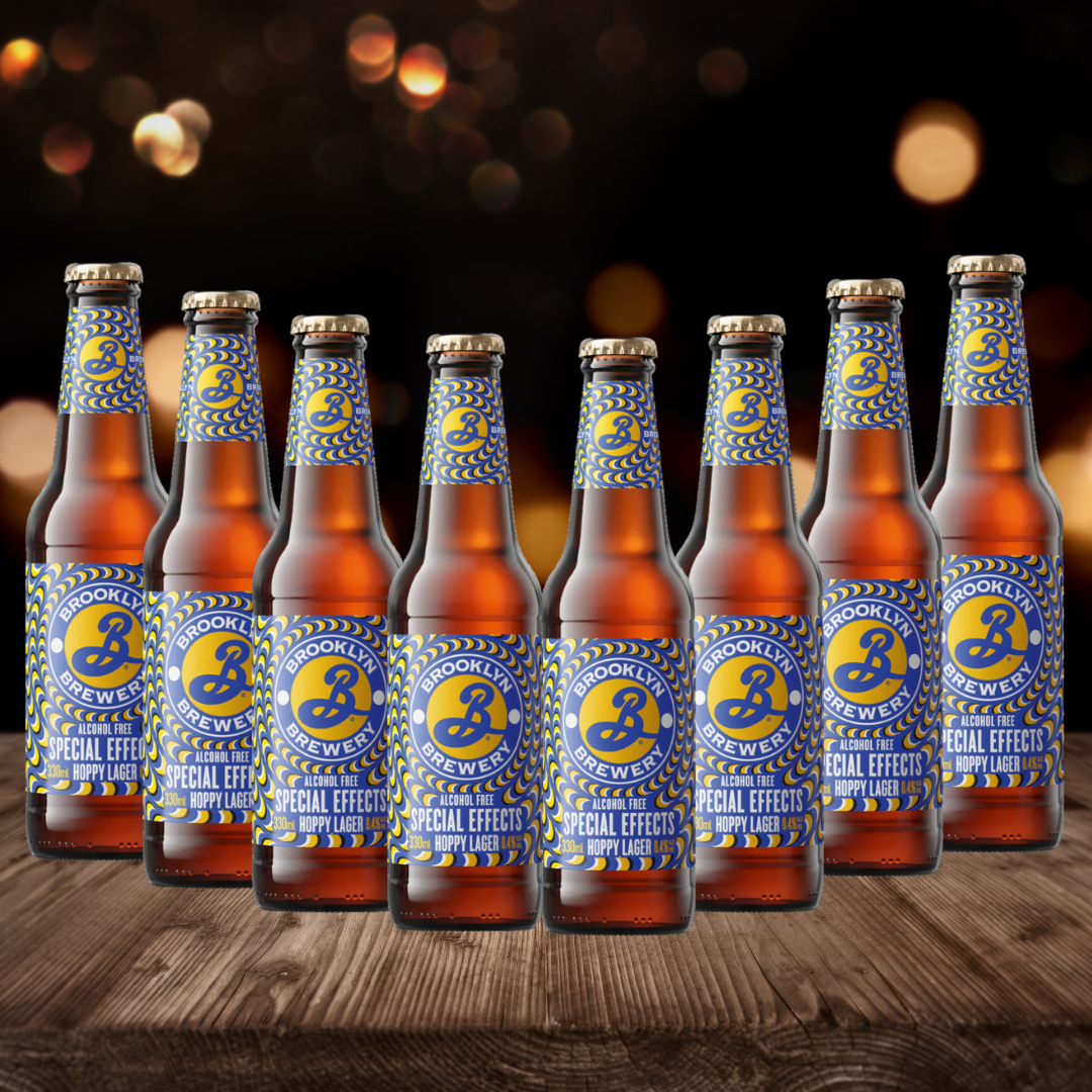 Brooklyn Brewery Special Effects Alcohol Free Lager 330ml - 0.4% ABV (Multipack)