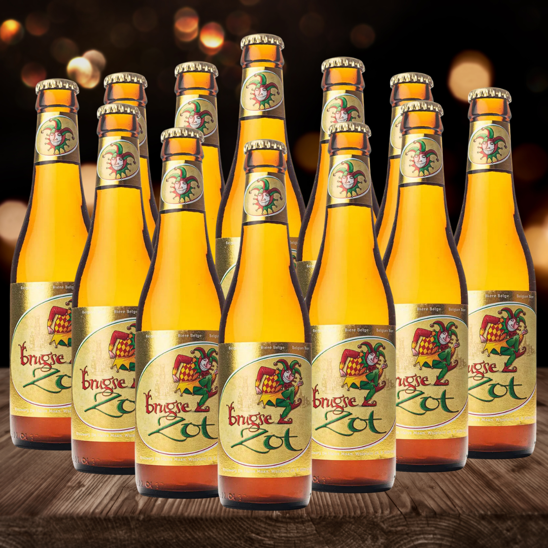 Brugse Zot Blond Belgian Ale 330ml Bottles 6.0% ABV (12 Pack) - BEERHUNTER