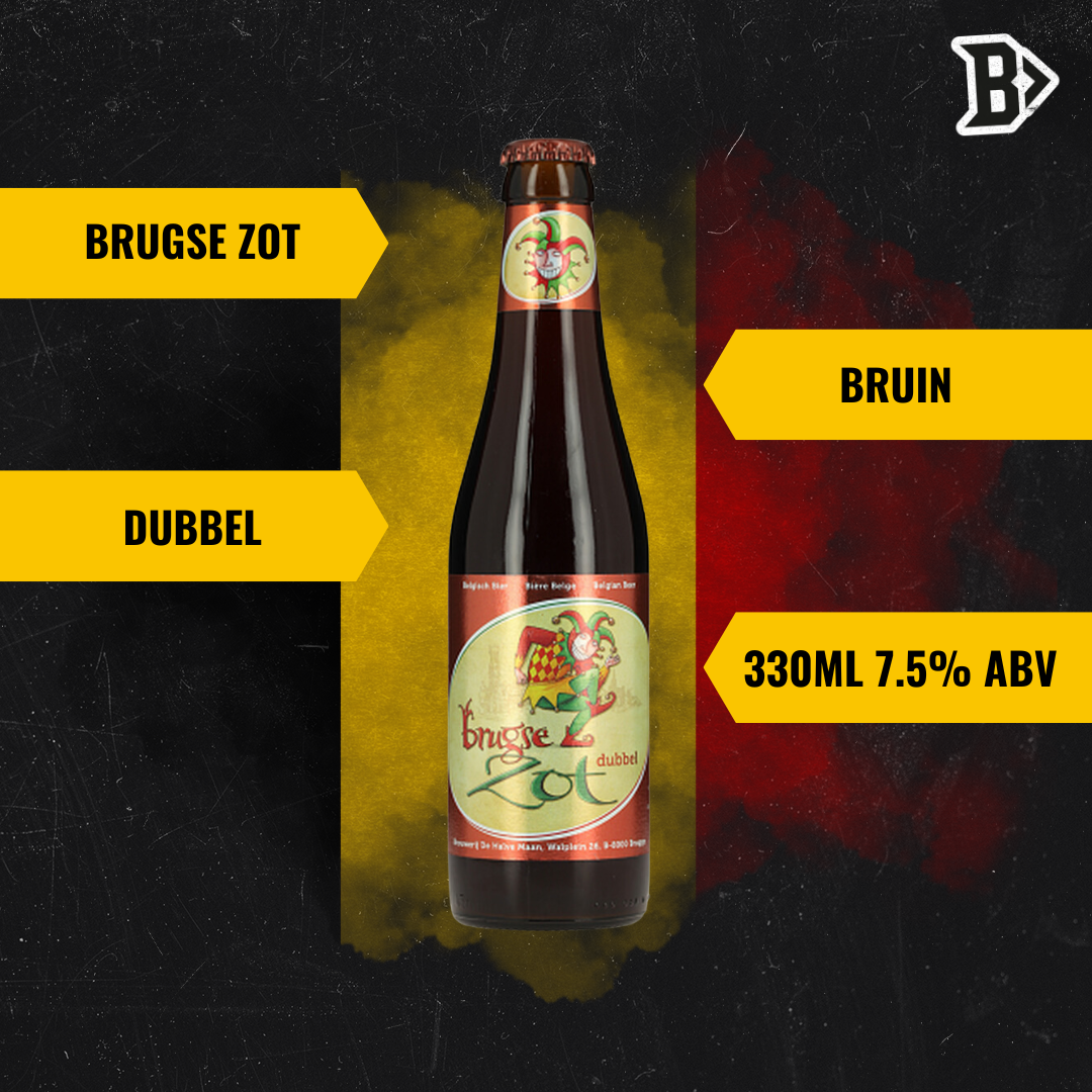 Brugse Zot Bruin Belgian Dubbel 330ml Bottles - 7.5% ABV (12 Pack) - BEERHUNTER