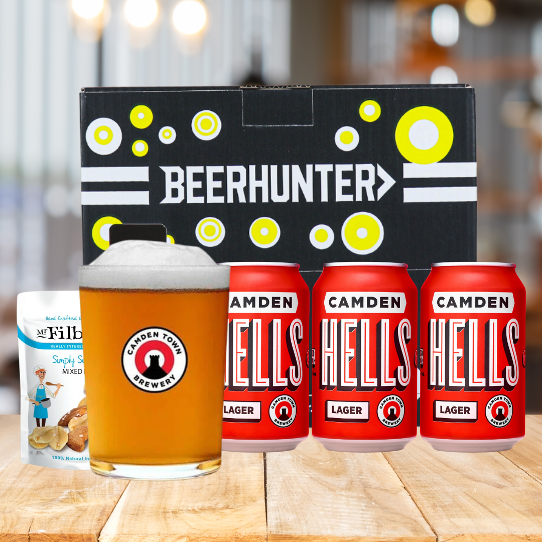 Camden Hells Lager Gift Set with Official Jack Glass - BEERHUNTER