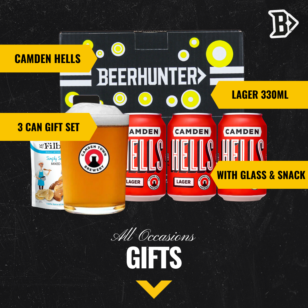 Camden Hells Lager Gift Set with Official Jack Glass - BEERHUNTER