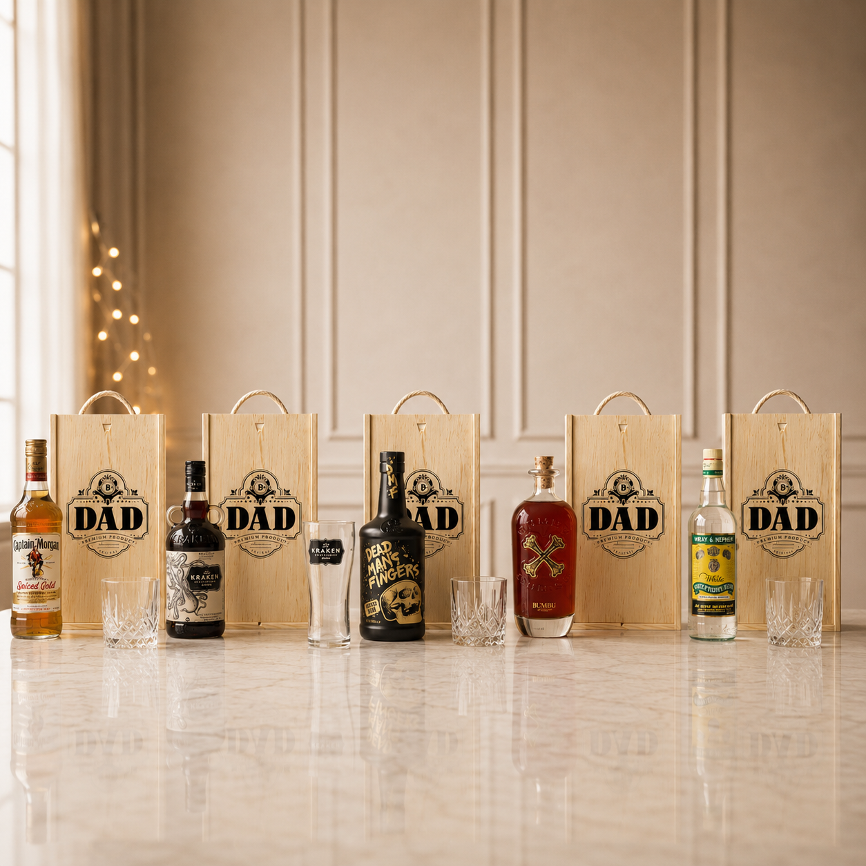 Best Dad Rum Gift Set with Glass – Premium Rum Selection 70cl