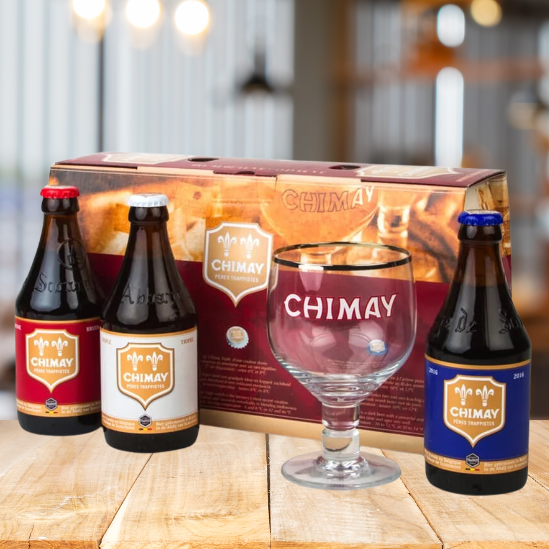 Chimay Belgian Trappist Gift Set (3 Pack) - BEERHUNTER