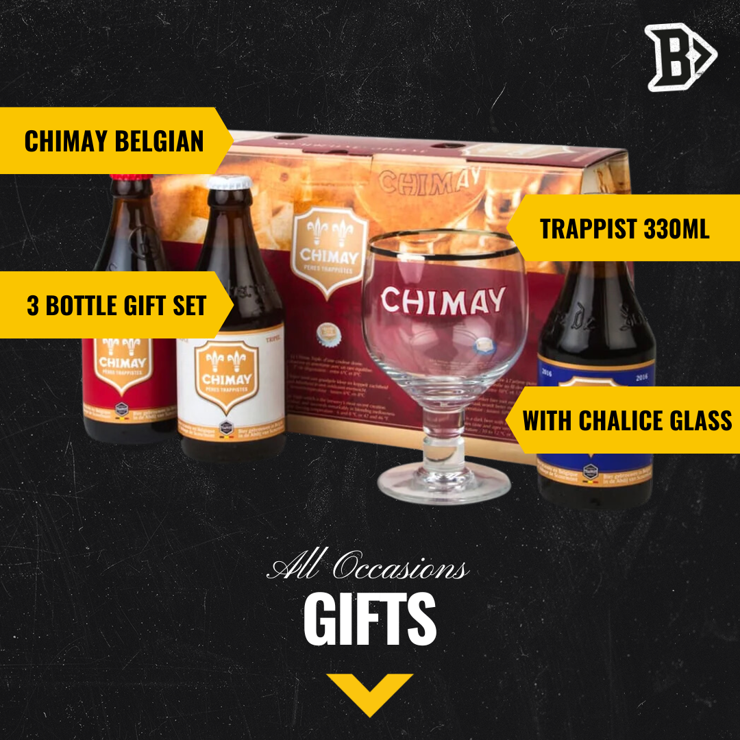 Chimay Belgian Trappist Gift Set (3 Pack) - BEERHUNTER