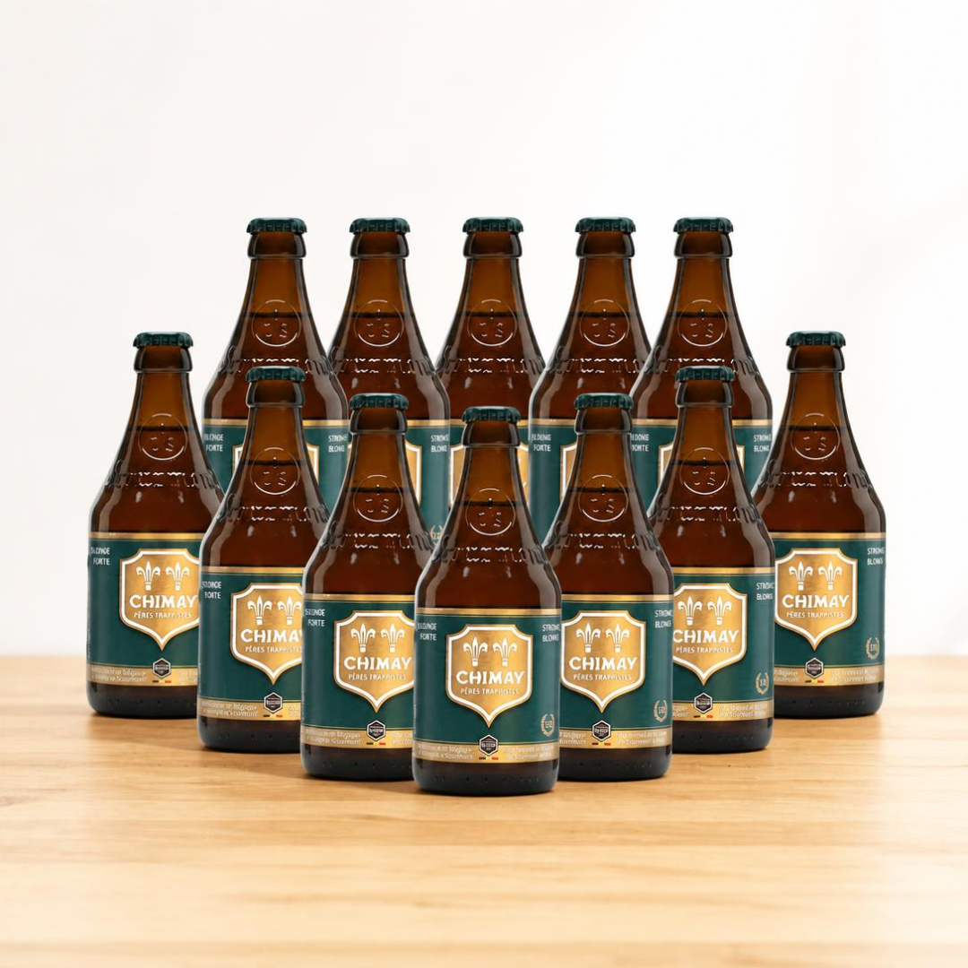 Chimay Green 150 Belgian Trappist Blonde 330ml Bottles - 10.0% ABV (Multipack)
