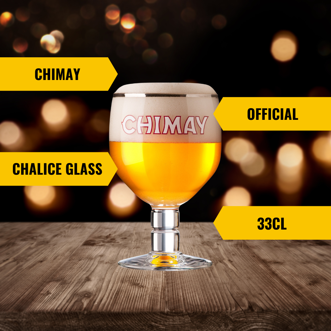 Chimay Official Branded Chalice Glass - BEERHUNTER
