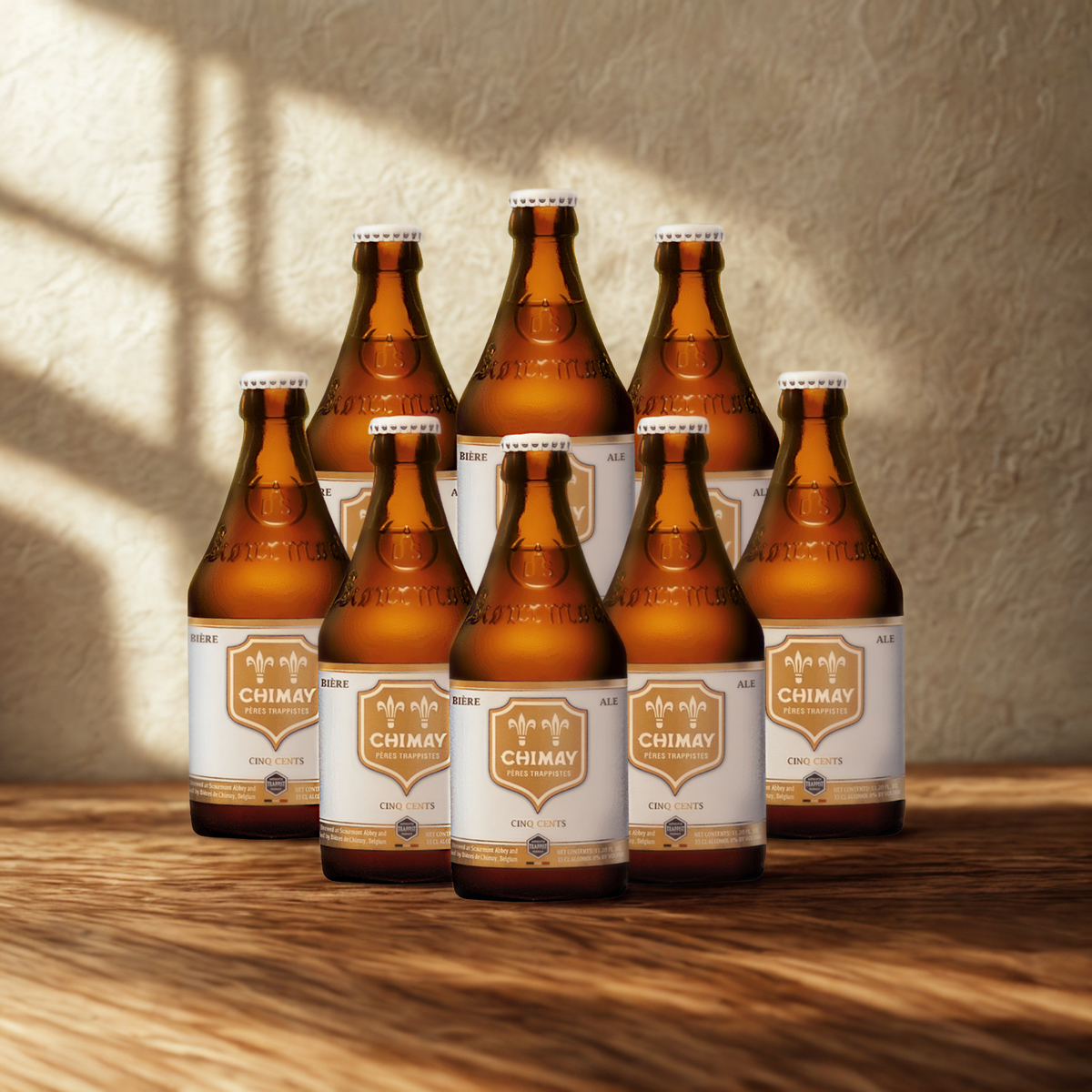 Chimay White Belgian Trappist Tripel 330ml Bottles - 8.0% ABV (Multipack)