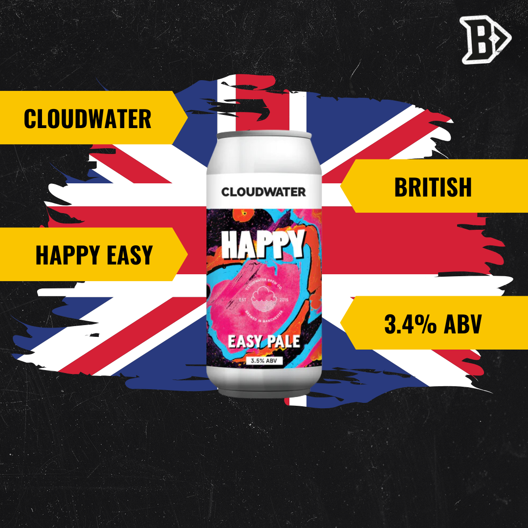 Cloudwater Happy Easy Pale Ale 440ml Cans - 3.4% ABV (12 Pack)
