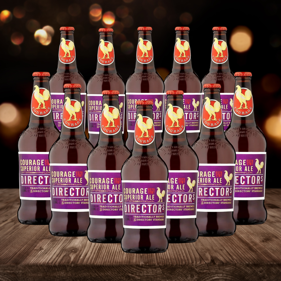 Courage Directors Amber Ale 500ml Bottles - 4.8% ABV (12 Pack) - BEERHUNTER