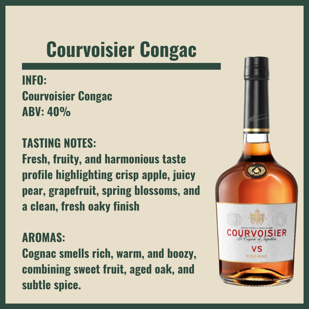 Personalised Courvoisier VS Cognac Gift Set - 70cl