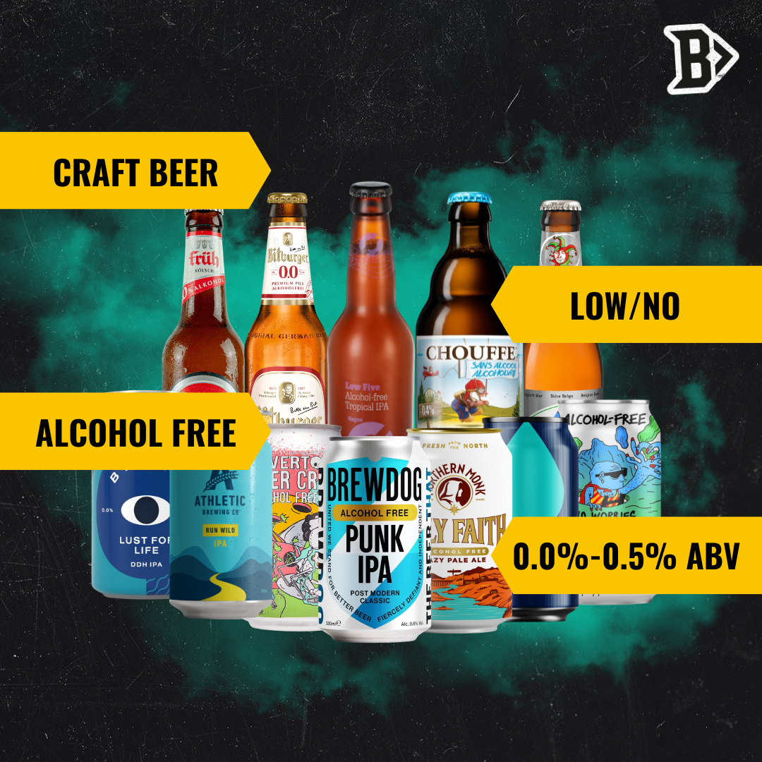 Craft Beer Low/No Alcohol Free Mixed Beer Selection - (12 Pack)