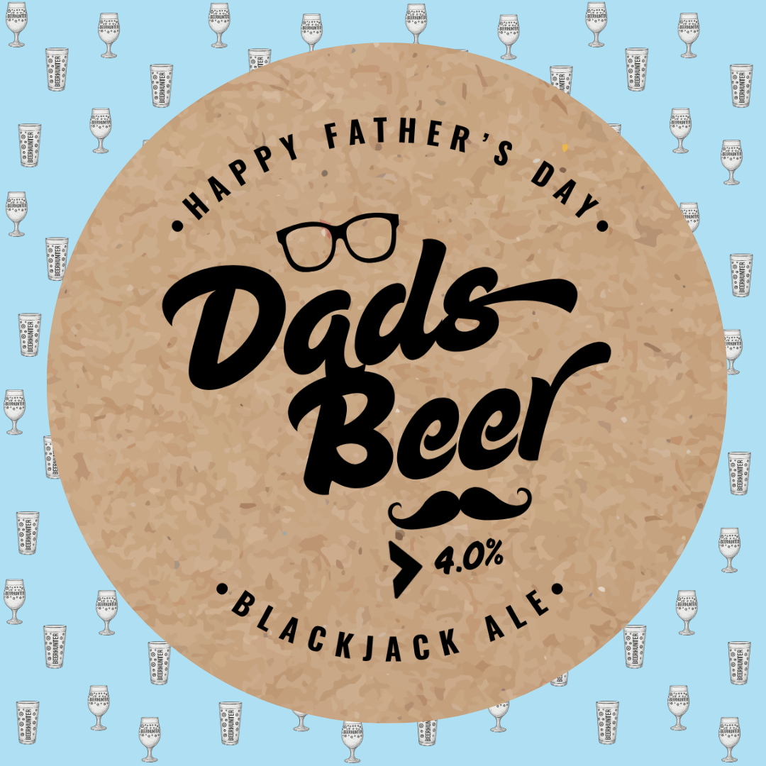 Father's Day Dad's Beer Mini Keg 5 Litre – Limited Edition Blackjack Brewery Ale 4.0% ABV