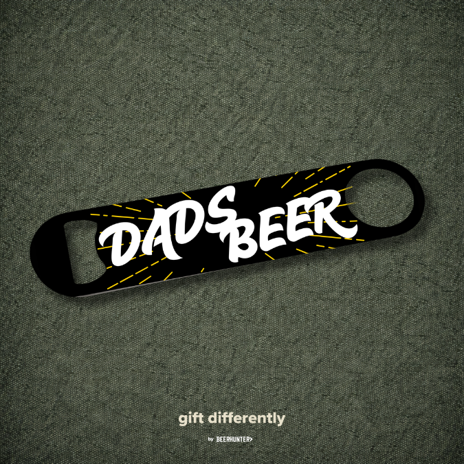 Father's Day Dad's Beer Metal Bar Blade Bottle Opener – Stainless Steel Beer Gift